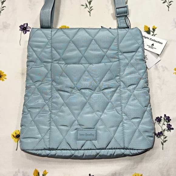 Vera Bradley Handbags - Vera Bradley Ultralight Hipster Crossbody Vintage Denim (Light Teal)MSRP $95 NWT